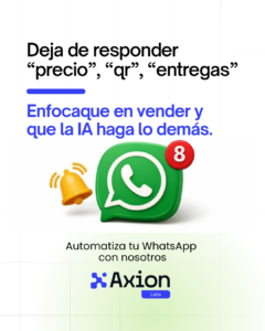 Enfocaque en vender y que la IA haga lo demás.