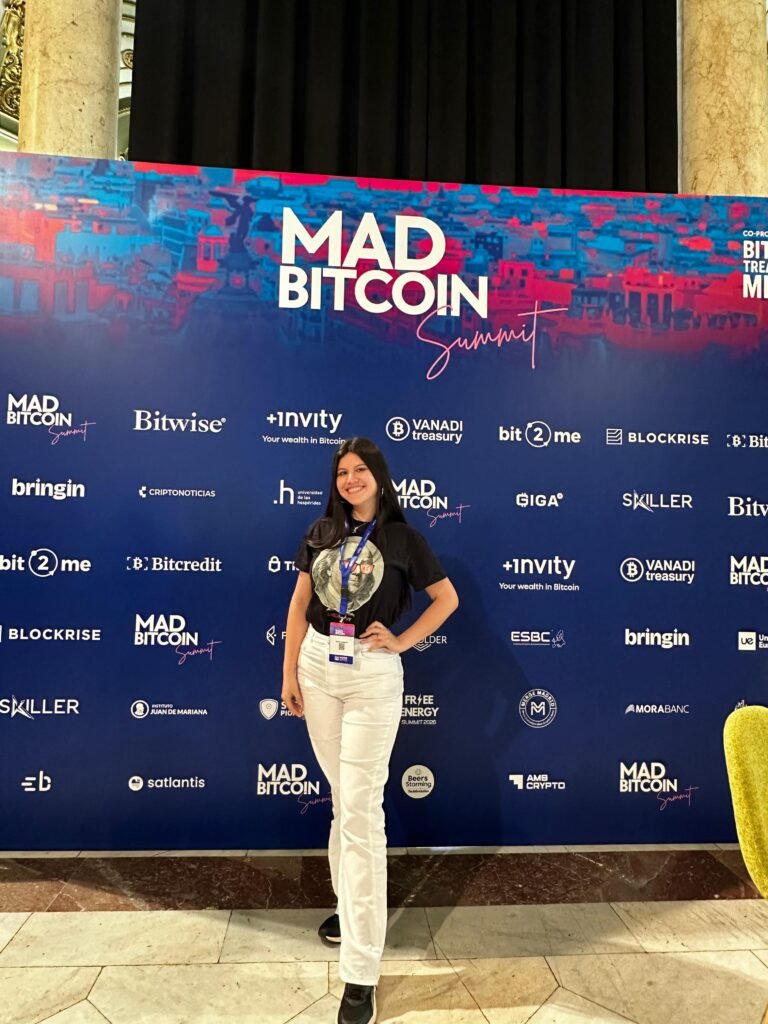 Axion Labs en MadBitcoin Summit Madrid: Alison Berbetty presente en el evento español. Innovación y Liderazgo en la Capital Española